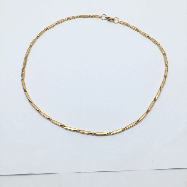 Gold Thick RopeChain Necklace Set