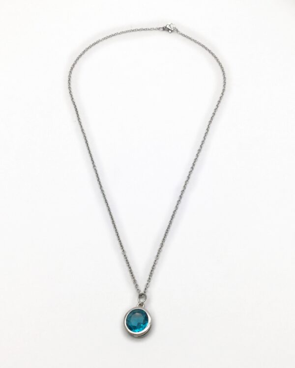 Gold Single Pendant Necklace - Image 2
