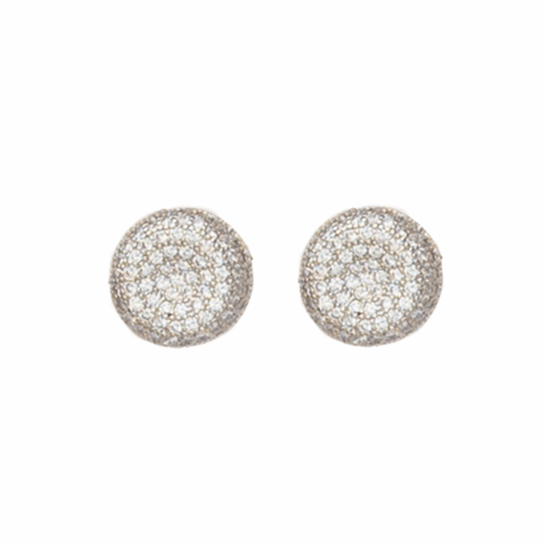 Gold Cubic Zirconia  Stud Earrings