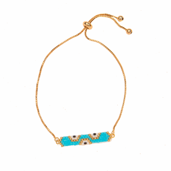 Gold Mesh Toggle Bracelet