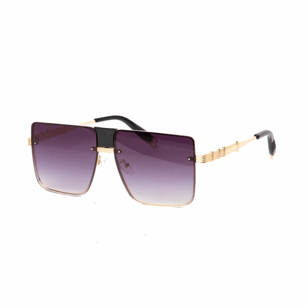 Rimless Blue Sun Glasses