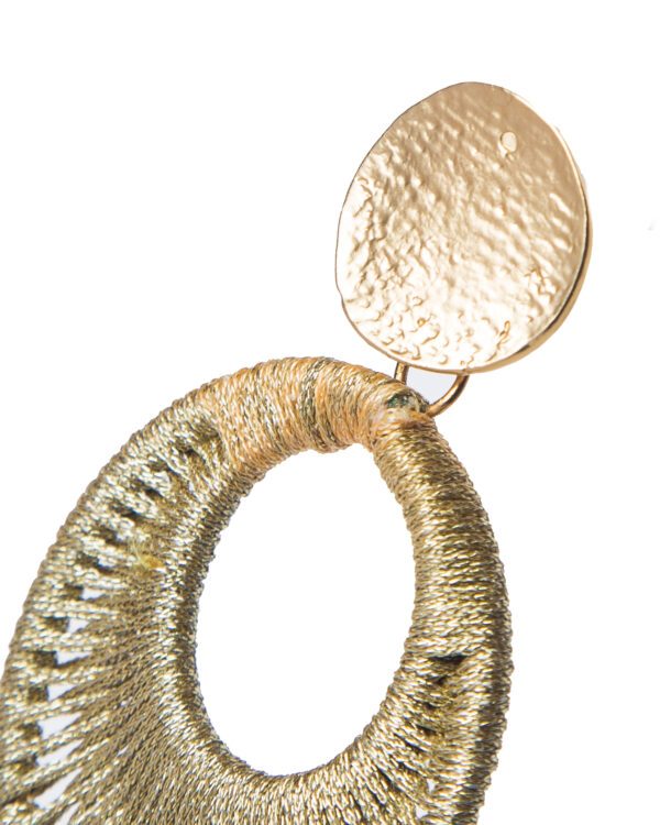 Knit Penelope Gold earrings - Image 3