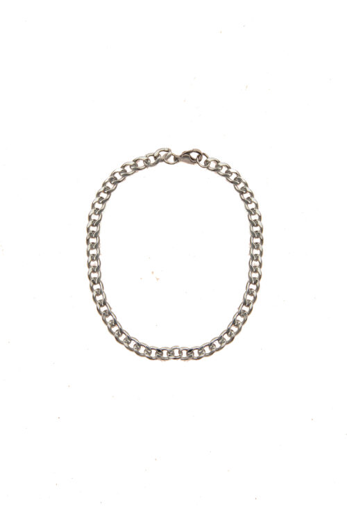 Silver Cuban Link Bracelet