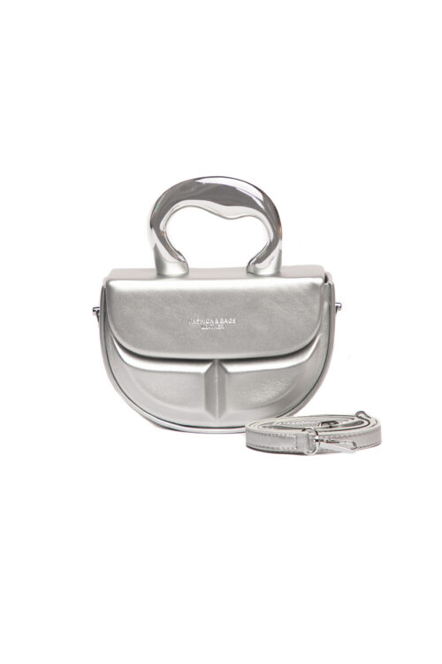 Cassie Silver Door Knob Bag