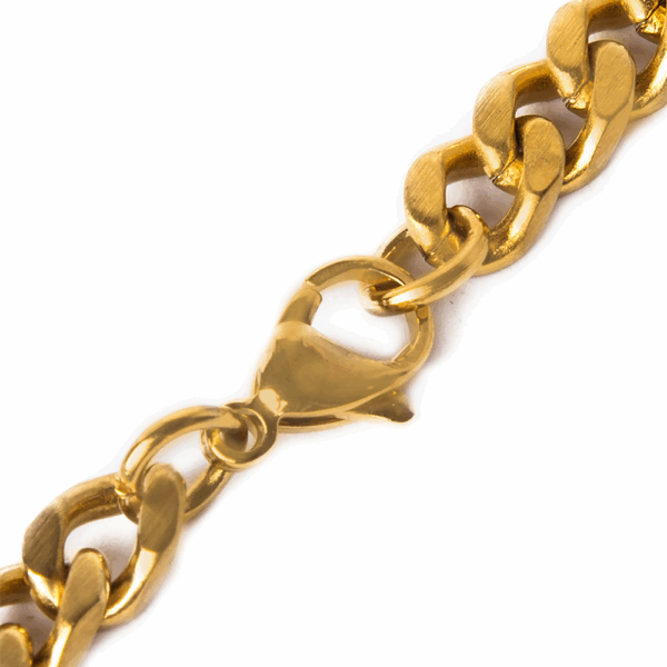 Gold Interlocked Chain Bracelet - Image 3