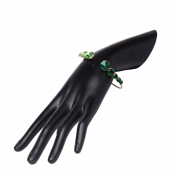 Open End Gemstone Bangle - Image 2