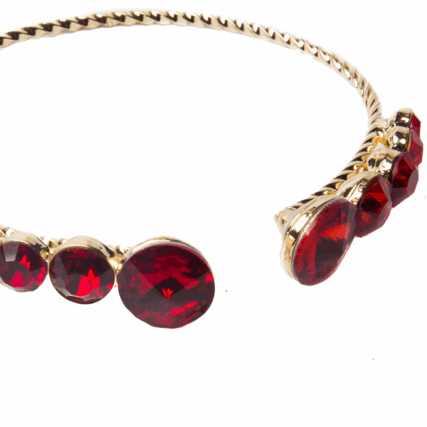 Open End Gemstone Bangle - Image 6