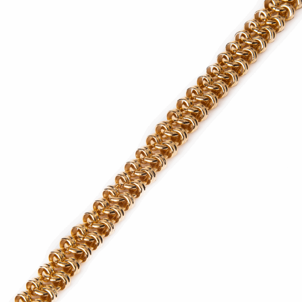 Gold Thick Rope Chain Bracelet - Image 3