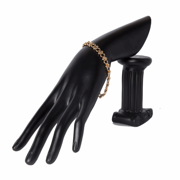Gold Ball Chain Link Bracelet - Image 2