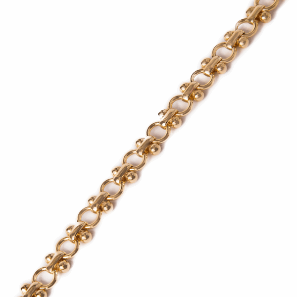 Gold Ball Chain Link Bracelet - Image 3